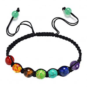 Yoga Bracelets - 7 Chakra Bracelet - 7 Chakra Stones Bracelet - Yoga Reiki Prayer Bracelet