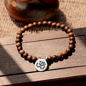 Mala Bracelet – Mala Beads Bracelet – Natural Wood Mala Bracelet - Yoga Jewelry - Yoga Gifts Gallery