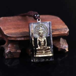 Buddha Necklace - Buddha Jewelry - Buddha Pendant - Buddha Amulet - Yoga Gifts Gallery