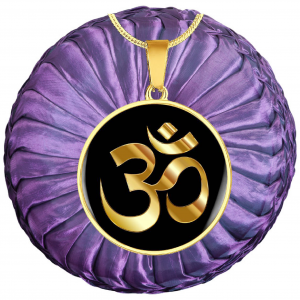Om Necklace - Om Jewelry - Om Pendant - Gold Om Necklace - Gifts For Yoga Lovers - Yoga Gifts Gallery