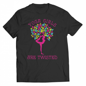 Funny Yoga T-Shirt - Yoga Girls Are Twisted Yoga Shirt - Funny Yoga Shirt - Funny Yoga Gift - Yoga Gifts Gallery